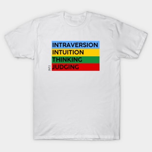 INTJ - MBTI 16 personalities test T-Shirt